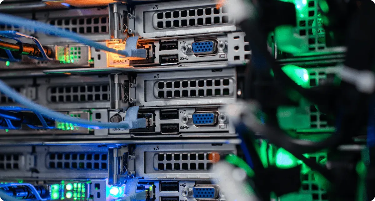 Image de servers interconnectés