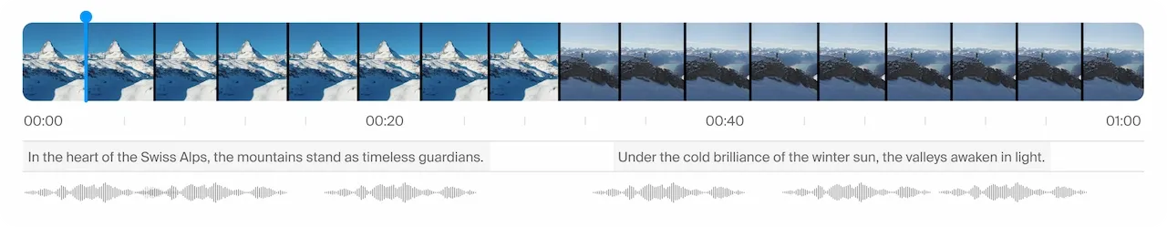 Un reproducteur de vidéo, on peut voir la vidéo image par image, les sous-titres et les fréquences de l'audio.