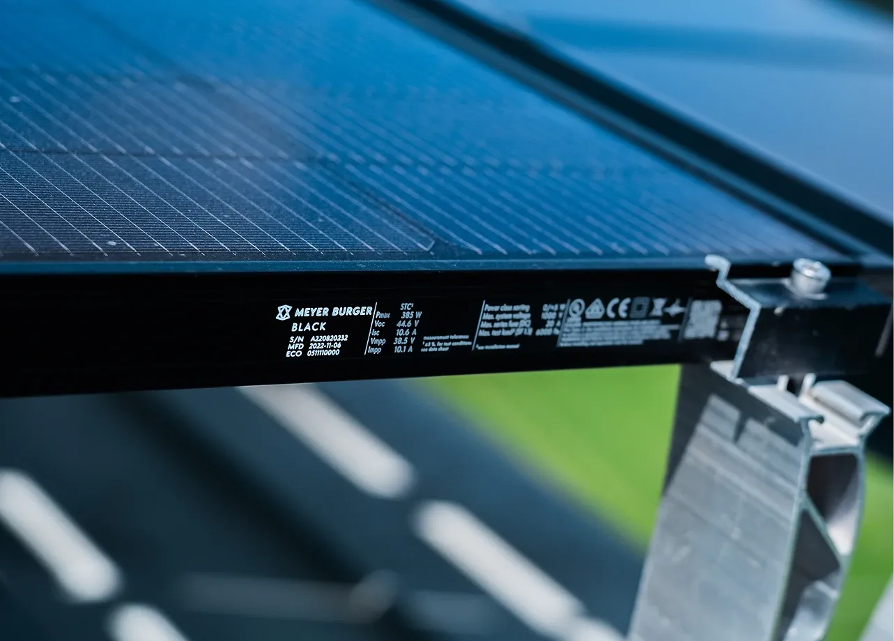 Un panneau solaire