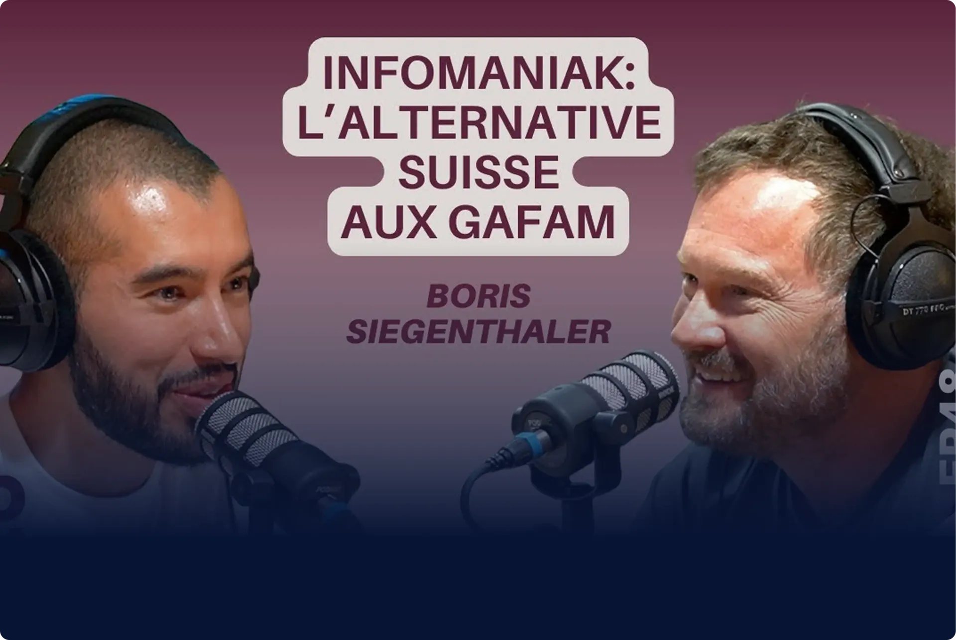 Miniature d'une vidéo youtube du fondateur d'Infomaniak