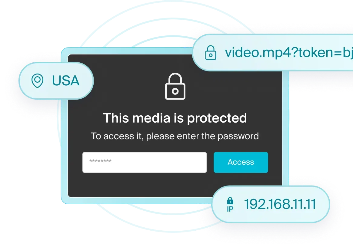 Avis de média protégé par mot de passe