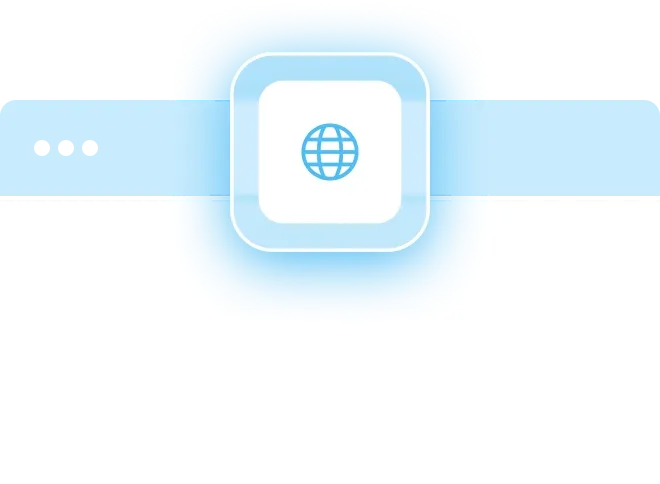 Icon d'une interface avec le logo Site Creator dessus
